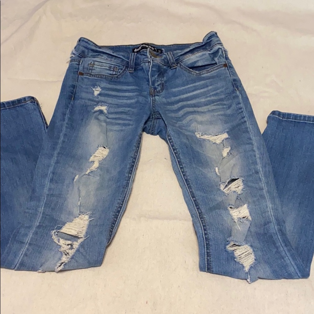 Ripped Stretchy Skinny Jeans ***Super Cheap***
